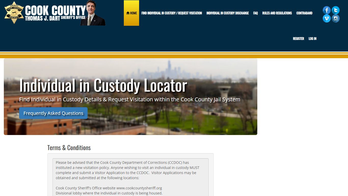 Individual in Custody Locator - iic.ccsheriff.org