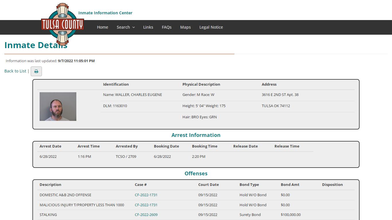 Details - Inmate Information Center - iic.tulsacounty.org